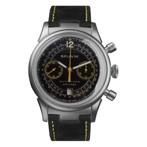 Bruvik Arctic Ocean Passage Chronograph Black - 000010AOBCHRB