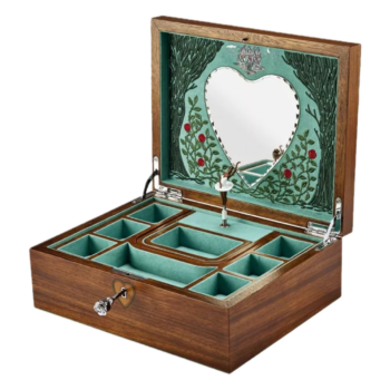 Ballet Musical Jewellery Box – Sleeping Beauty Walnut Wood 190116
