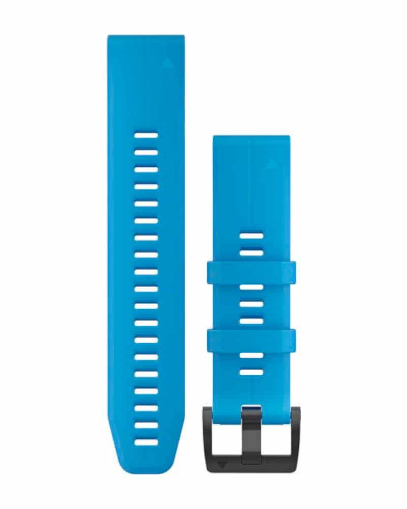 Garmin QuickFit® 22-klokkeremmer Cyan silikon