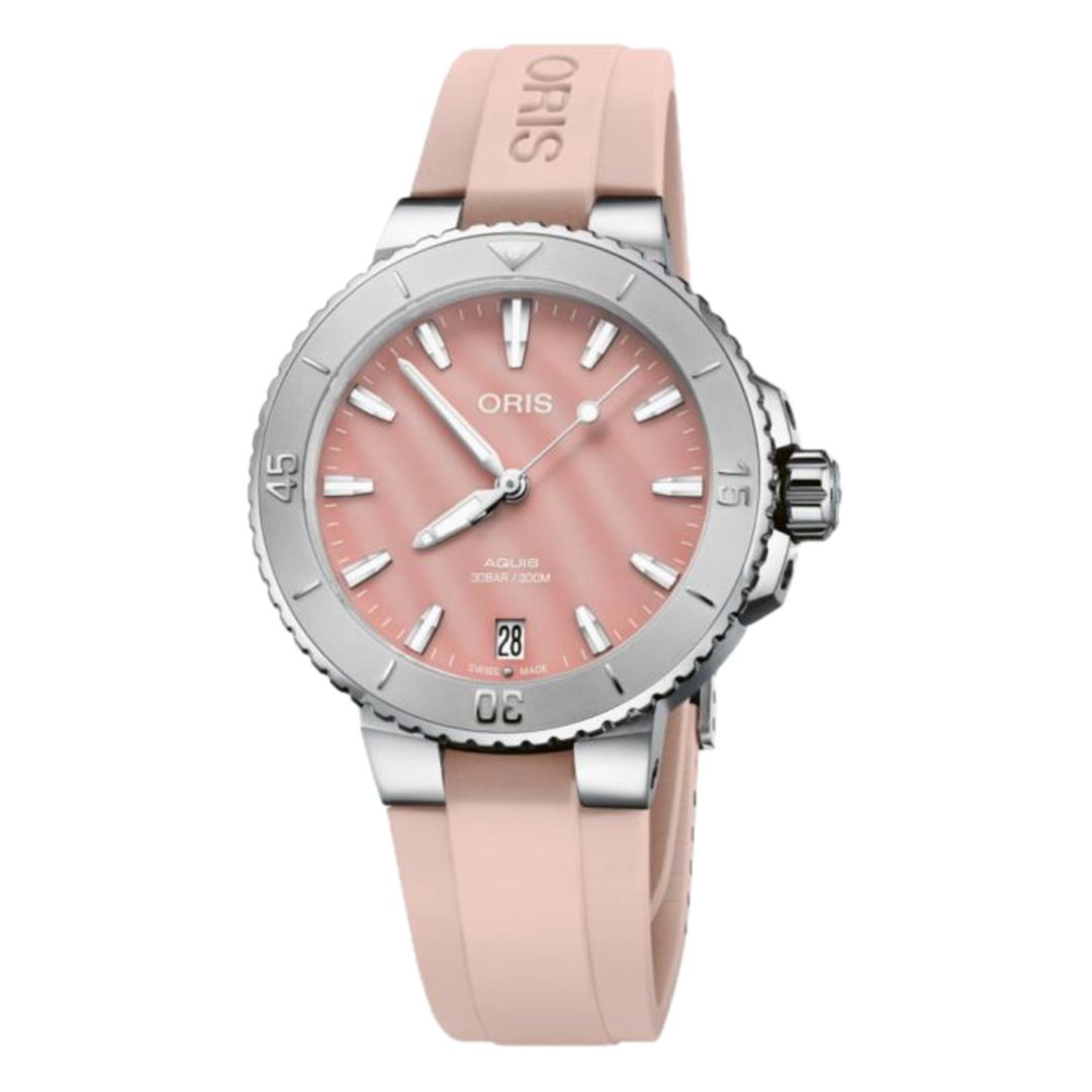 Oris Aquis 36 mm Rosa
