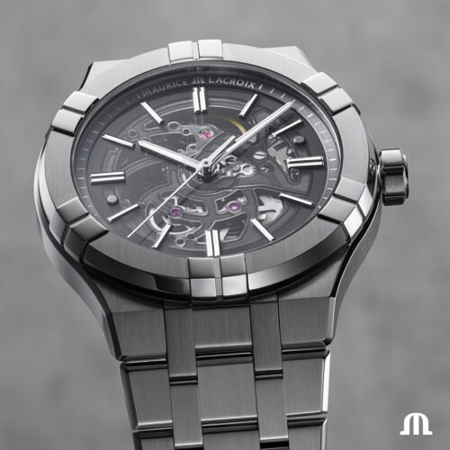 AIKON Automatic 42mm skeleton AI6008-SS002-030-1