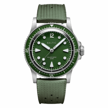 Aquascaphe MK2 - 37mm - Green - Rubber Classic Green - Medium