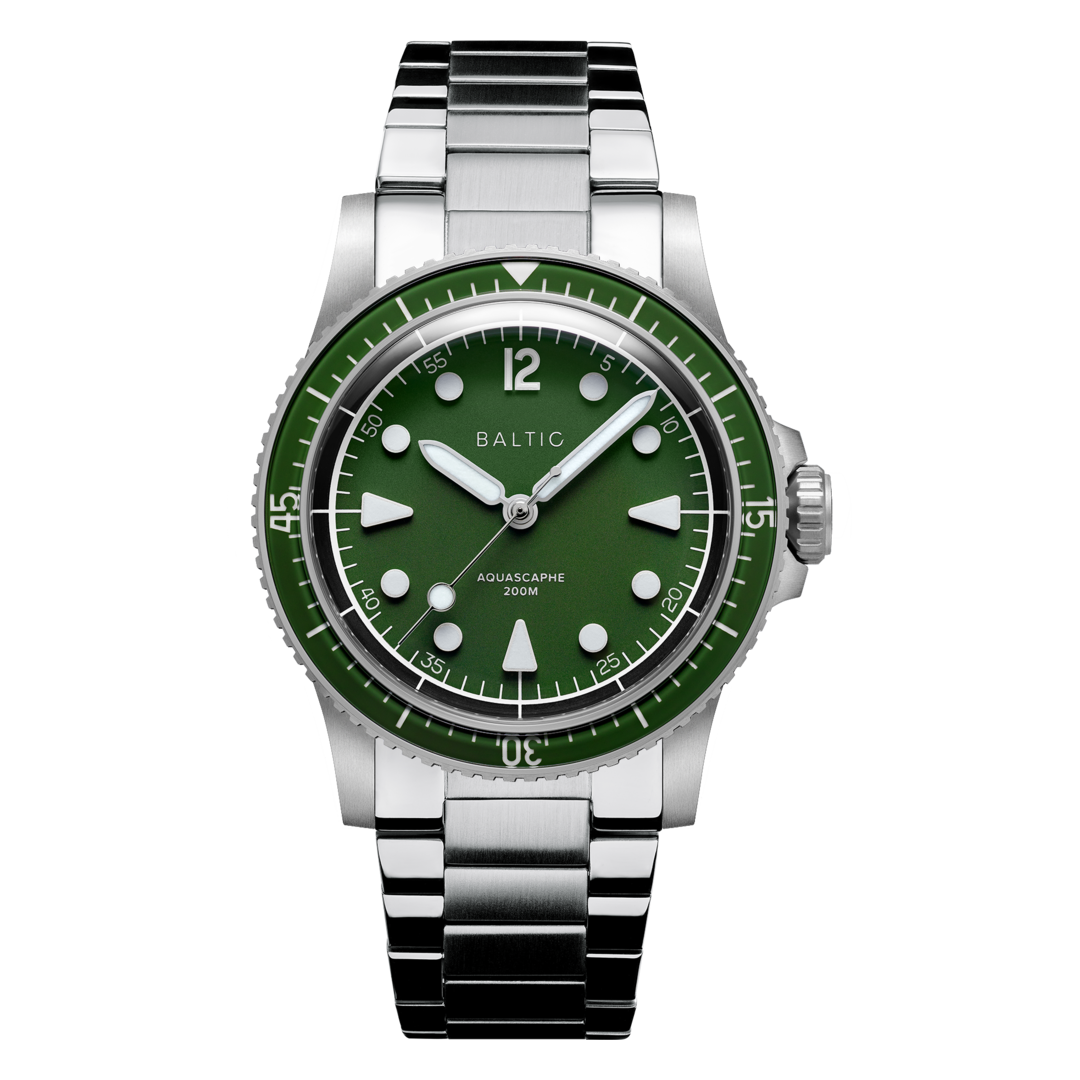 Aquascaphe MK2 - 37mm - Green - Flatlink