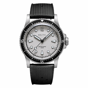 Aquascaphe MK2 - 37mm - Warm Silver - Rubber Classic Black - Medium