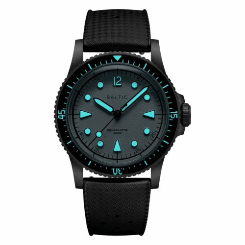 Aquascaphe MK2 - 37mm - Warm Silver - Rubber Classic Warm Silver - Medium
