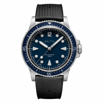 Aquascaphe MK2 - 39,5mm - Blue - Rubber Classic Black - Medium