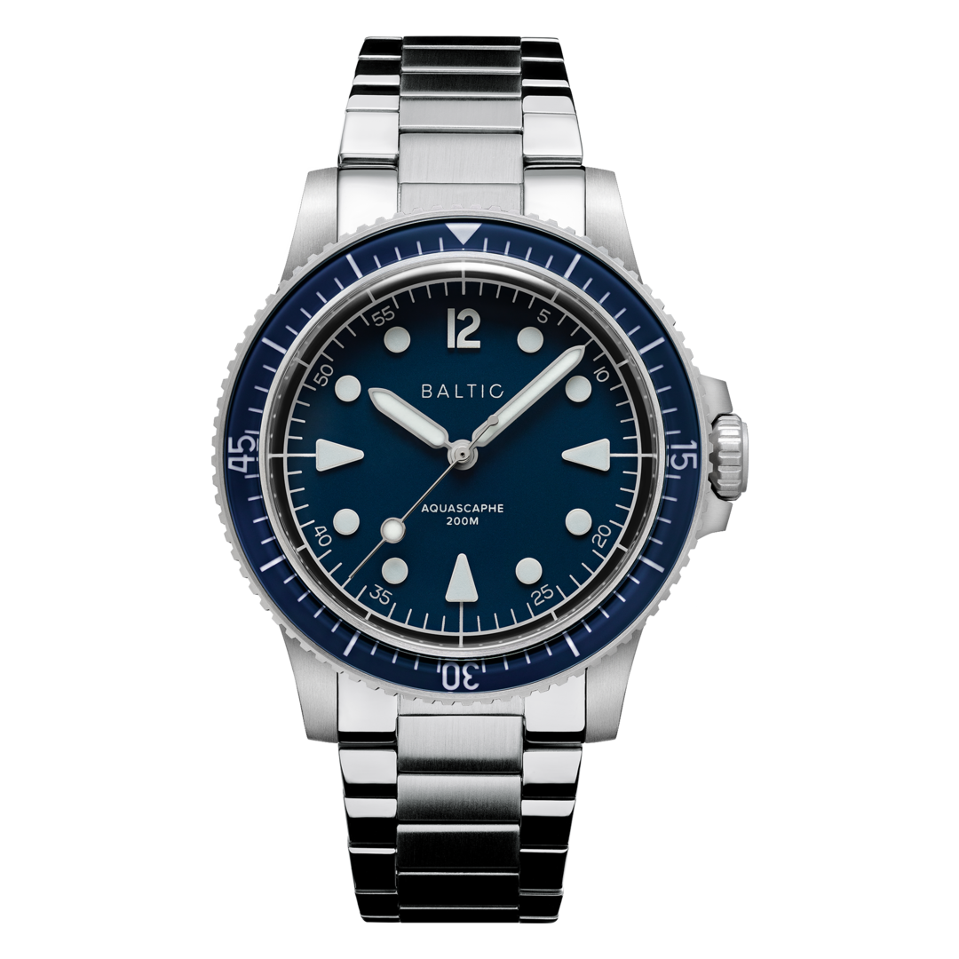 Aquascaphe MK2 - 39,5mm - Blue - Flatlink