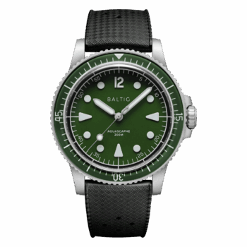 Aquascaphe MK2 - 39,5mm - Green - Rubber Classic Black - Medium