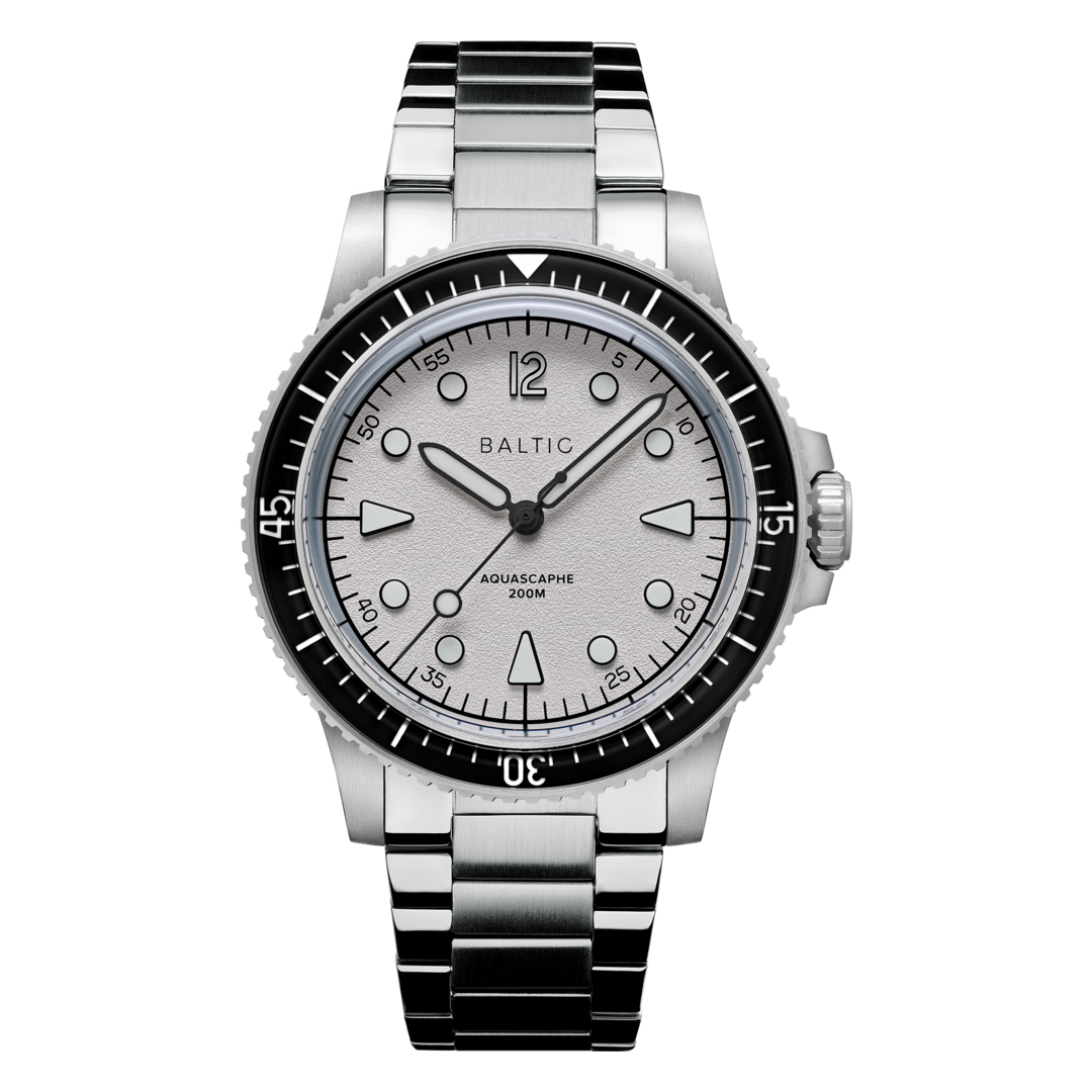 Aquascaphe MK2 - 39,5mm - Warm Silver - Flatlink