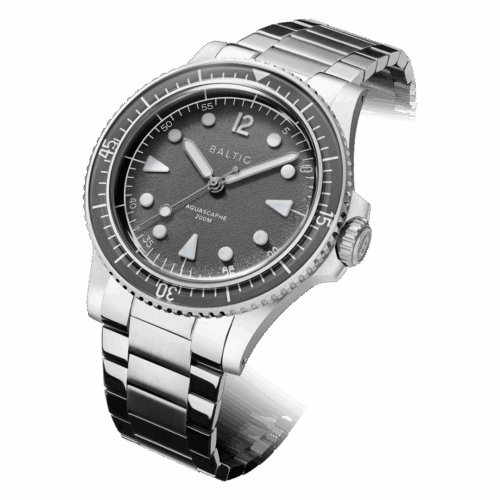 Aquascaphe MK2 - 39,5mm - Warm Silver - Flatlink