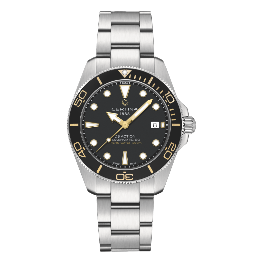DS Action Diver 40.5mm Sort