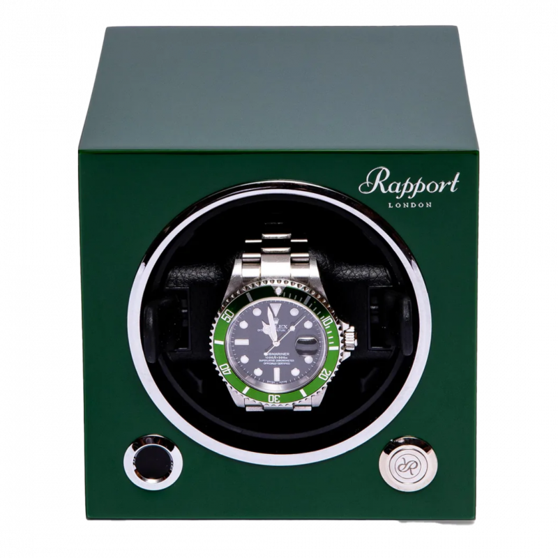 Evolution Cube Watch Winder Racing Green Urmaker Christensen EVO44