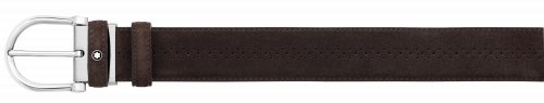 Montblanc - Suede Pin Buckle Belt