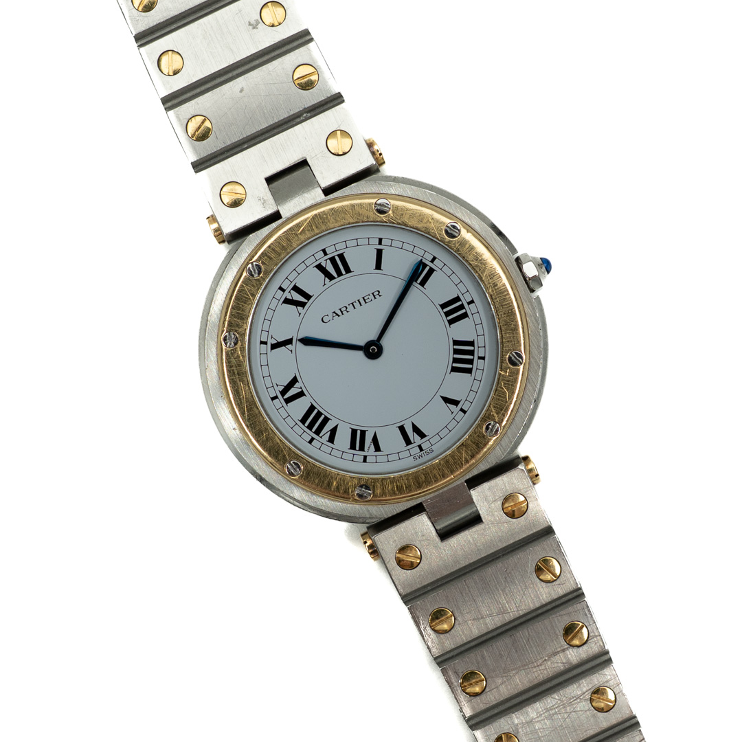 Cartier Santos - Kvarts - Rund