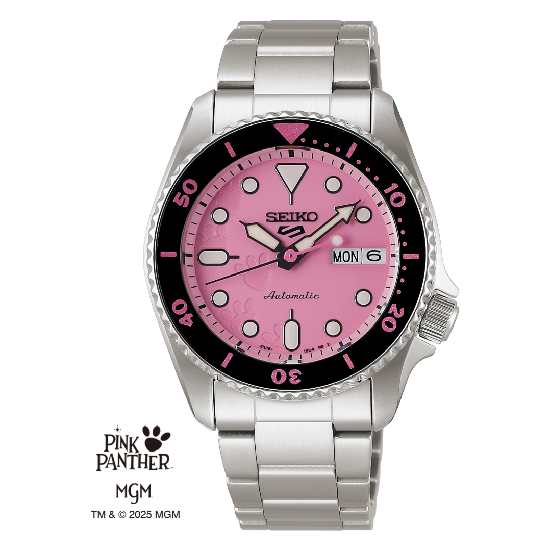 Seiko 5 Sports SRPM07 Pink Panther Limited Edition