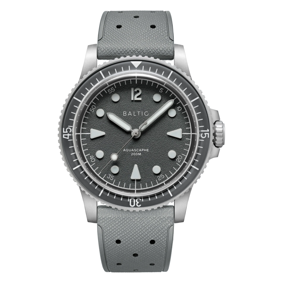 Aquascaphe MK2 - 39,5mm - Grey - Rubber Classic Grey - Medium