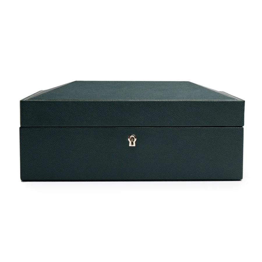 British Racing 8 PC Watch Box Green 792641