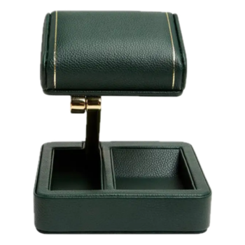 British Racing Single Travel Watch Stand Green/ Gold