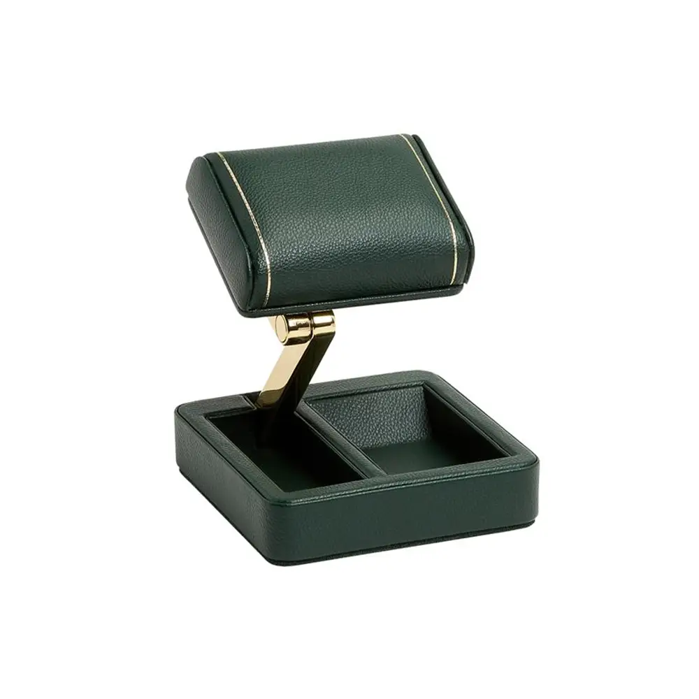British Racing Single Travel Watch Stand Green/ Gold